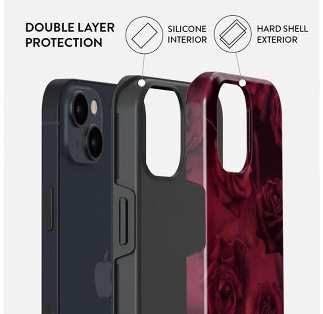Alt view image 2 of 6 - Phone Case for iPhone 15 - Cute Trendy Aesthetic Pattern Phone Cover Hard Shell Protection - fits iPhone 15 Case for Women and Men Femme Fatale