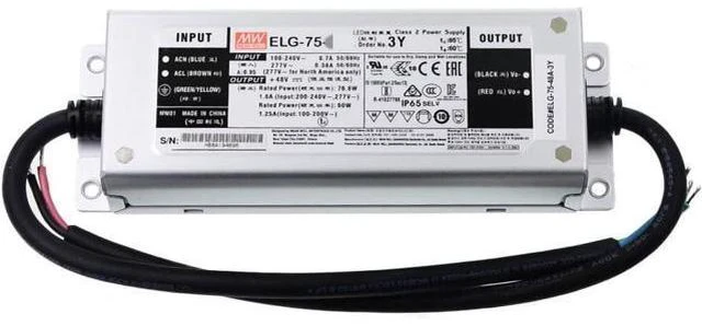 Main image of Mean Well ELG 75W 5A LED Driver ELG-75-12AB Switching Power Supply Converter Transformer with IP67 PFC Function Constant Voltage/Current 3 in 1 Dimming
