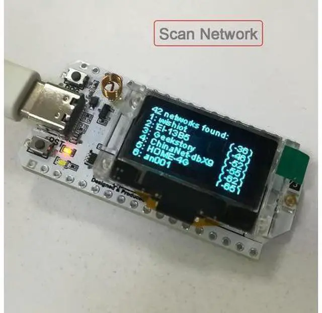 Alt view image 4 of 5 - DIYmalls 915MHz LoRa ESP32 OLED Board V3 + LoRa Antenna U.FL to SMA for Meshtastic LoraWan IOT (Pack of 2), not Compatible with Heltec LoRa 32 V2