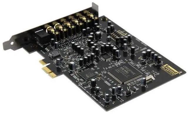 Alt view image 7 of 7 - Creative Sound Blaster Audigy PCIe RX 7.1 Sound Card with High Performance Headphone Amp