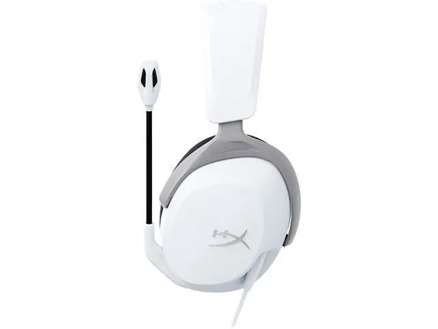 Alt view image 3 of 7 - HyperX CloudX Stinger 2 Core - Gaming Headset for Xbox, Lightweight Over-Ear headsets with mic, Swivel-to-Mute Function, 40mm Drivers - White
