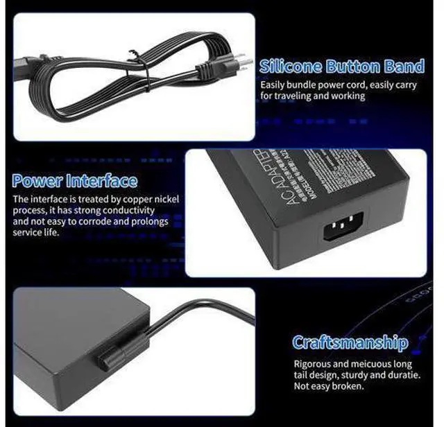 Alt view image 3 of 7 - 280W 14A 20V ADP-280EB B AC Charger for Rog Flow X16 Rog Strix G15 G16 G17 14A/20V AC Adapter for Rog Strix G18 Rog Strix Scar 15 17 SE ROG Zephyrus M16 Tuf Gaming A16 (6.0 X 3.7mm)