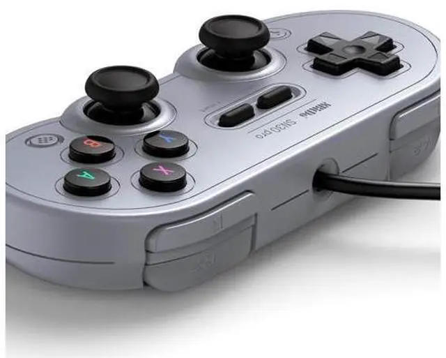 Alt view image 4 of 5 - 8Bitdo SN30 Pro USB Wired Gamepad Controller for Nintendo Switch, Windows & Raspberry Pi - Gray Edition