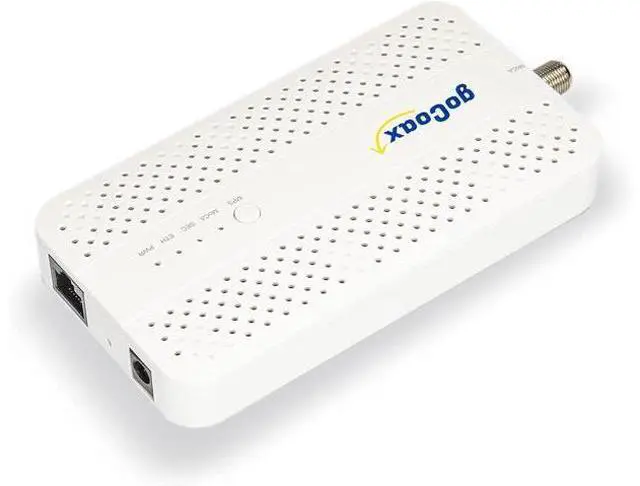 Alt view image 3 of 6 - goCoax MoCA 2.5 Adapter with 2.5GbE Ethernet Port. MoCA 2.5. 1x 2.5GbE Port. Provide 2.5Gbps Bandwidth with existing coaxial Cables. White(Single, MA2500D)