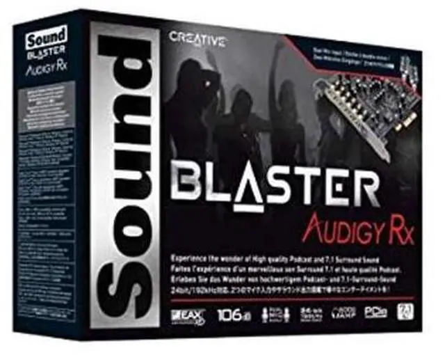 Alt view image 3 of 7 - Creative Sound BlasterX AE-5 Plus SABRE32-class Hi-res 32-bit/384 kHz PCIe Gaming Sound Card and DAC with Dolby Digital and DTS, Xamp Discrete Headphone Bi-amp, Up to 122dB SNR, RGB Li (70SB174000003)