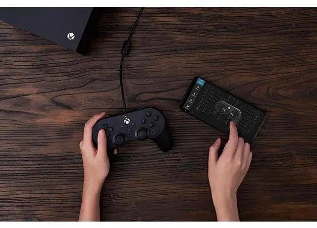 Alt view image 6 of 6 - 8bitdo pro 2 wired controller for xbox series x, xbox series s, xbox one & windows 10