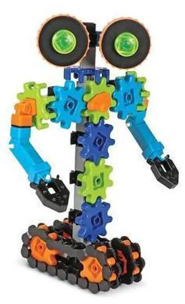 Alt view image 3 of 7 - Learning Resources Gears! Gears! Gears! Robots in Motion Building Set, Robot Toy, STEM Robot, Engineering Toy, Robot Toy for Kids, STEM, 116 Pieces, Ages 5+