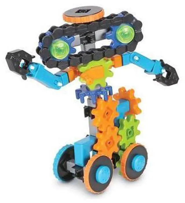 Alt view image 4 of 7 - Learning Resources Gears! Gears! Gears! Robots in Motion Building Set, Robot Toy, STEM Robot, Engineering Toy, Robot Toy for Kids, STEM, 116 Pieces, Ages 5+