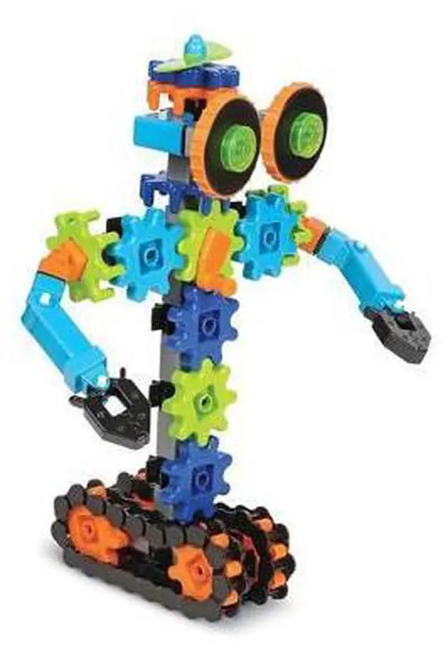 Alt view image 6 of 7 - Learning Resources Gears! Gears! Gears! Robots in Motion Building Set, Robot Toy, STEM Robot, Engineering Toy, Robot Toy for Kids, STEM, 116 Pieces, Ages 5+
