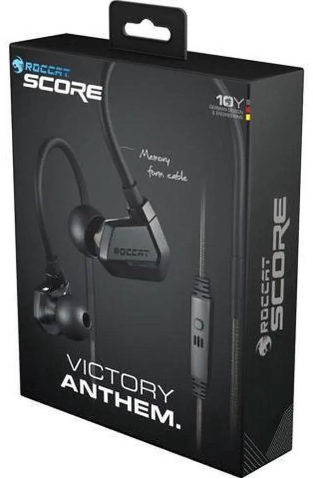 Alt view image 4 of 7 - ROCCAT Score Full Spectrum Dual Driver in-Ear Gaming Headset with In-Line Mic