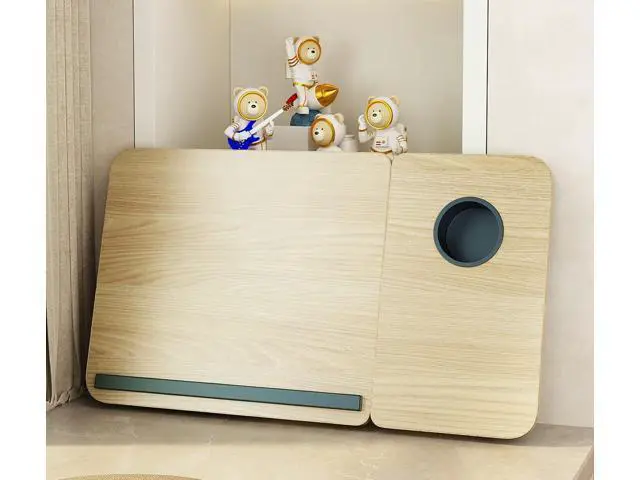 Alt view image 7 of 7 - Laptop Desk for Bed,Asltoy Laptop Bed Tray Table,Foldable Lap Desk Stand Notebook Desk Adjustable Laptop Table for Bed Portable Notebook Bed Tray Lap Tablet with Cup Holder