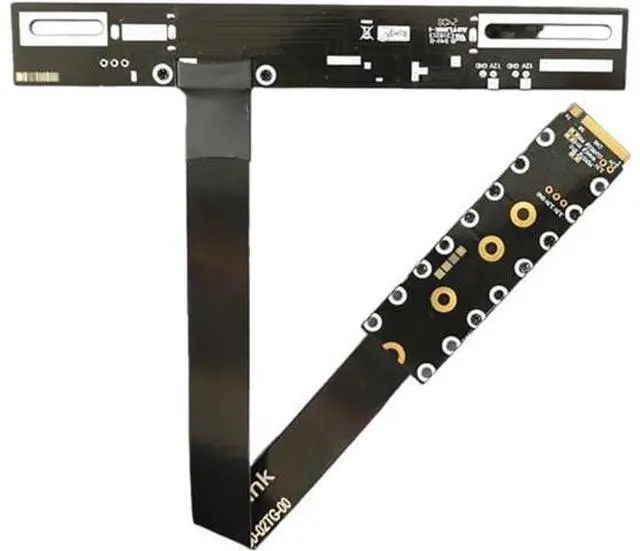 Main image of JMT PCIE 5.0 x16 to M.2 NGFF Key M Card Extension Cable 128G/bps GEN5 FCC Cable Compatible with M.2 NVMe Graphics Card (F43SP / 50CM)