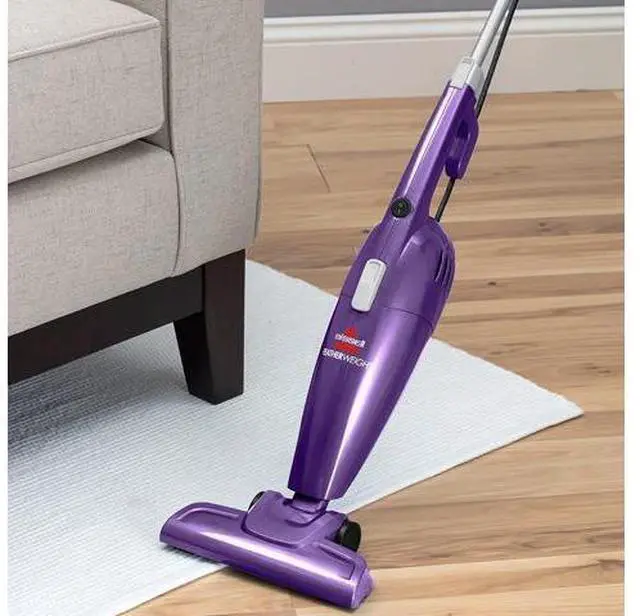Alt view image 4 of 6 - Bissell Featherweight Stick Lightweight Bagless Vacuum with Crevice Tool, 20334, Purple