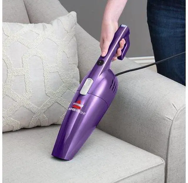 Alt view image 2 of 6 - Bissell Featherweight Stick Lightweight Bagless Vacuum with Crevice Tool, 20334, Purple