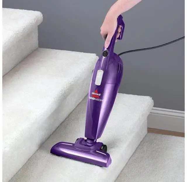 Alt view image 5 of 6 - Bissell Featherweight Stick Lightweight Bagless Vacuum with Crevice Tool, 20334, Purple