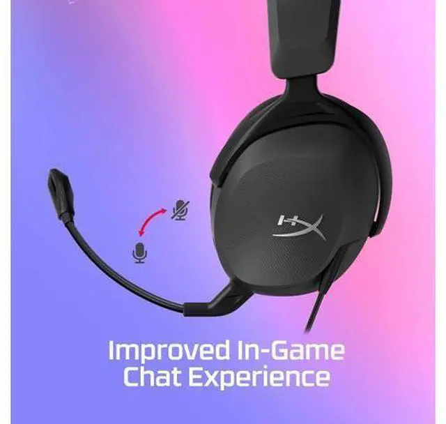 Alt view image 5 of 5 - HyperX Cloud Stinger 2 Core PC Gaming Headset, Lightweight Over-Ear Headset with mic, Swivel-to-Mute mic Function, DTS Headphone:X Spatial Audio, 40mm Drivers,Black (683L9AA)