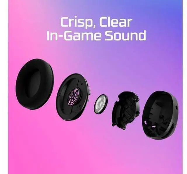 Alt view image 4 of 5 - HyperX Cloud Stinger 2 Core PC Gaming Headset, Lightweight Over-Ear Headset with mic, Swivel-to-Mute mic Function, DTS Headphone:X Spatial Audio, 40mm Drivers,Black (683L9AA)