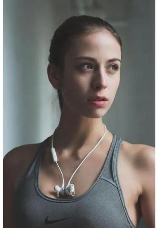Alt view image 4 of 5 - Edifier W285BT Wireless Sports Headphones - Bluetooth 4.2 IPX4 Sweat Splash Proof In-Ear Earphones with AAC Support - White