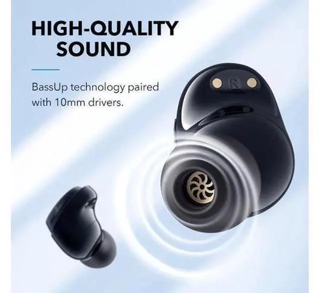 Alt view image 5 of 6 - by Life Dot 3i in-Ear Noise Cancelling Truly Wireless Headphones IPX5 Waterproof Black