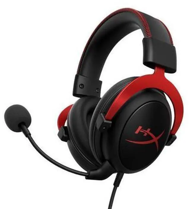 Main image of Cloud II Gaming Headset - 7.1 Surround Sound - Memory Foam Ear Pads - Durable Aluminum Frame - Multi Platform Headset - Works with PC, PS4, PS4 PRO, Xbox One, Xbox One S - Red (KHX-HSCP-RD)