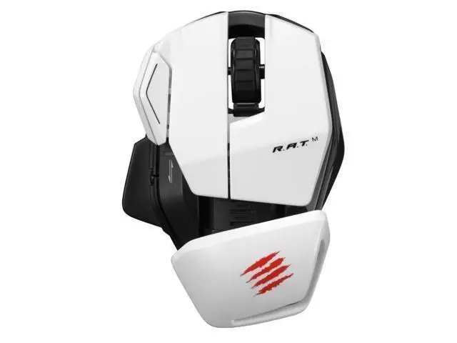 Alt view image 3 of 7 - Mad Catz MCB437170001/04/1 Office R.A.T. M Bluetooth 3.0 Optical Mouse White