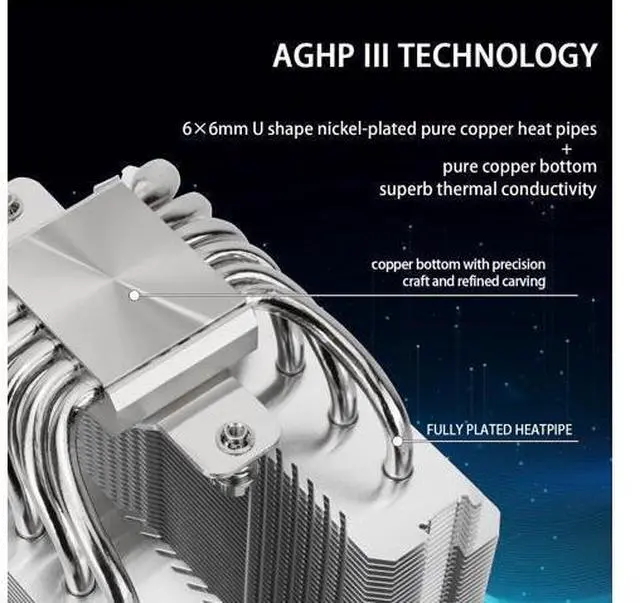 Alt view image 2 of 5 - Thermalrlght Peerless Assassin 120 SE CPU Air Cooler, 6 Heat Pipes, Dual 120mm TL-C12C PWM Fans, Aluminum Heatsink Cover, AGHP Technology, for AMD AM4 AM5/Intel LGA 1700/1150/1151/1200/1851(PA120SE)