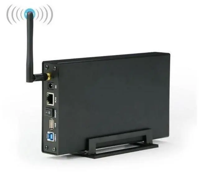 Alt view image 6 of 7 - Blueendless Multi-Functional 3.5inch Hard Disk Enclosure USB3.0 HDD for Case Rj45 Ethernet NAS Net Server