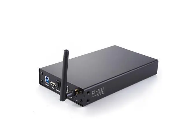 Alt view image 2 of 6 - Blueendless Rj45 External Hard Drive Case Nas Wifi Antenna Wireless Wifi Sata Usb 3.0 Wifi Hdd Interface Aluminum Hdd Box Hdd 3.5 Hdd Caddy(Us Plug) - OEM