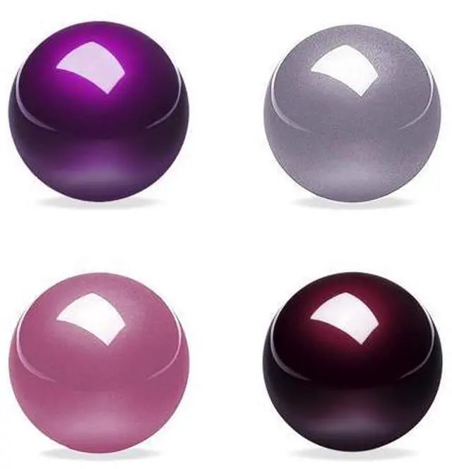 Main image of Perixx PERIPRO-303 X4A Trackball - 1.34 Inch Replacement Ball for PERIMICE and M570 - 4-in-1 Multi-Color Red, Purple, Pink, and Lavender Trackball - Elegant Storage Box
