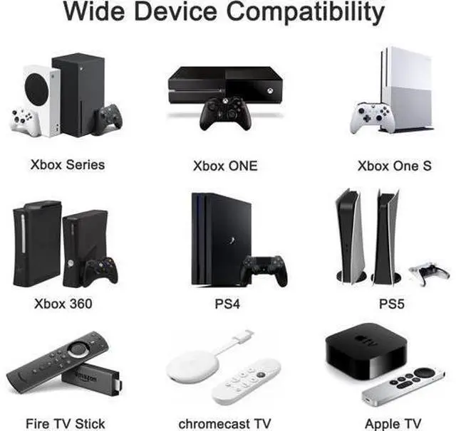 Alt view image 2 of 7 - Y.D.F 3 Way HDMI 2.0+ 1 RCA to HDMI Selector Converter(2 in 1 with Audio Extractor) Support 4:3/16:9 Switching2.0ch/5.1ch and ARC for N64 NGC Wii PS2/3/4/5 Xbox Switch Apple TV FireStick Ruko Etc.