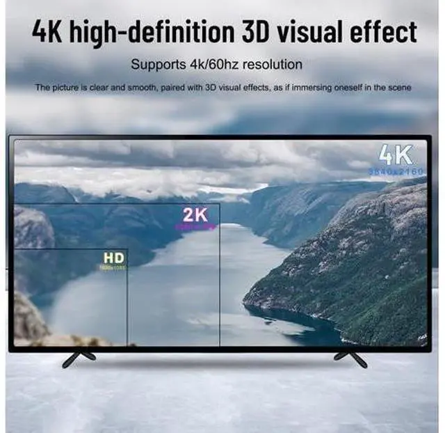 Alt view image 5 of 7 - Y.D.F 3 Way HDMI 2.0+ 1 RCA to HDMI Selector Converter(2 in 1 with Audio Extractor) Support 4:3/16:9 Switching2.0ch/5.1ch and ARC for N64 NGC Wii PS2/3/4/5 Xbox Switch Apple TV FireStick Ruko Etc.