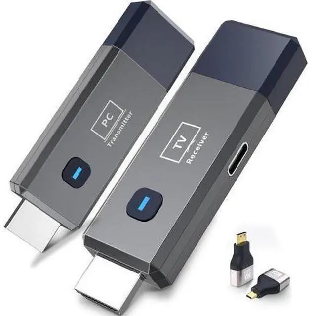 Main image of Wireless HDMI Transmitter and Receiver 328ft/100m Extender 4K Decode Input 1080P Output Plug&Play Low-Latency Dual-Band 2.4G/5.8G for Video and Audio to Monitor from PC/Projector/TV Box