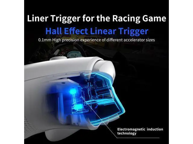 Alt view image 2 of 7 - FLYDIGI Direwolf Xcloud Game Controller, Hall Lineness Trigger, Hybrid 8 Directions D-Pad, Motion Sensing Function, Multi-Platform Controller for Windows PC, Nintendo Switch, Android/IOS, Xcloud Ect