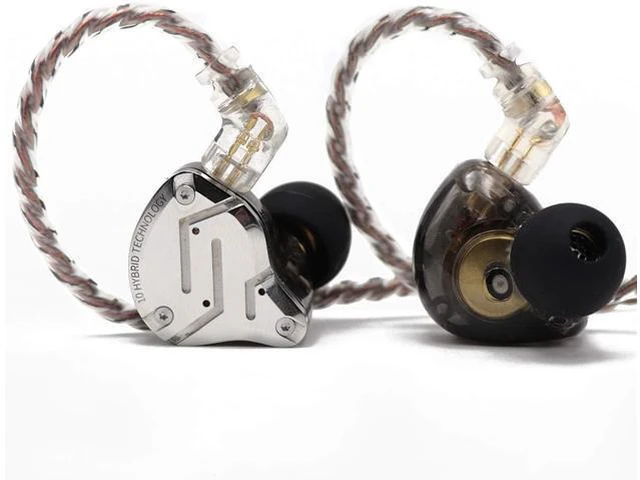 Main image of KZ ZS10 Pro 4BA+1DD 5 Driver in Ear Monitor HiFi Wired Earbuds Gaming Earbuds Hybrid IEM Earphones with Stainless Steel Faceplate Detachable Cable for Musician(Without Mic Black)
