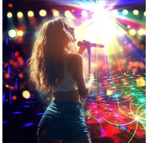 Alt view image 7 of 7 - Party Lights Disco Ball Light Dj Disco Night Lights Stage Starry Sky Lights Party Decoration with Remote Control for Party Birthday Room Decoration Wedding Holiday