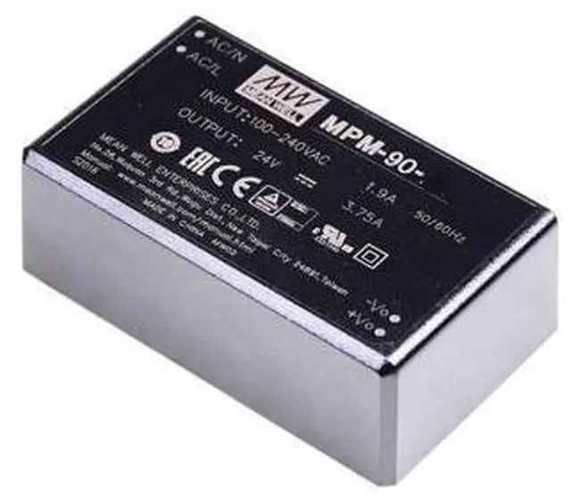 Alt view image 2 of 5 - Mean Well MPM 90W 24V 4.13A Switching Power Supply AC/DC Single Output MPM-90-24 Medical Power Supply Driver Converter Transformer