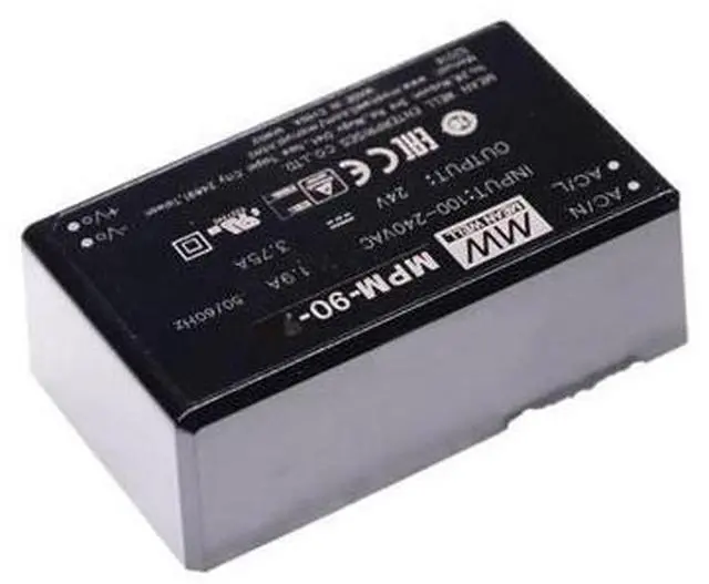 Alt view image 3 of 5 - Mean Well MPM 90W 24V 4.13A Switching Power Supply AC/DC Single Output MPM-90-24 Medical Power Supply Driver Converter Transformer