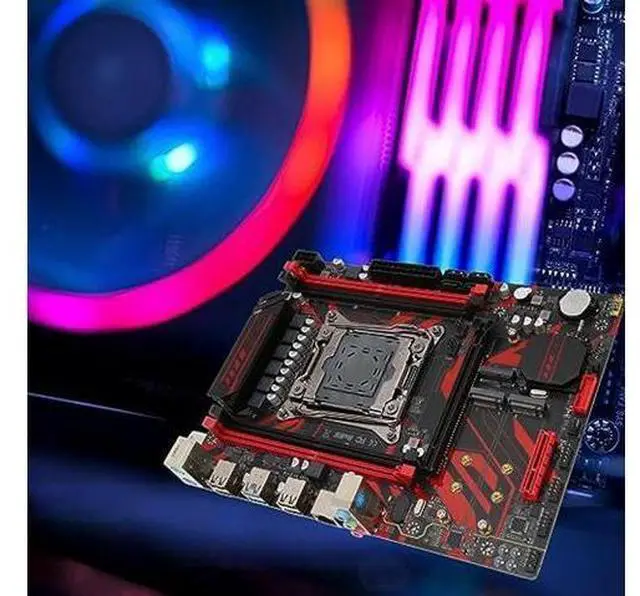 Alt view image 4 of 5 - Zunate X99 LGA 2011 V3 Motherboard with 4 DDR4 Slots, M.2 Slots, LAN Card, Multiple Expansion Slots, Supports Core i7 and E5 V3 V4 Series Processors