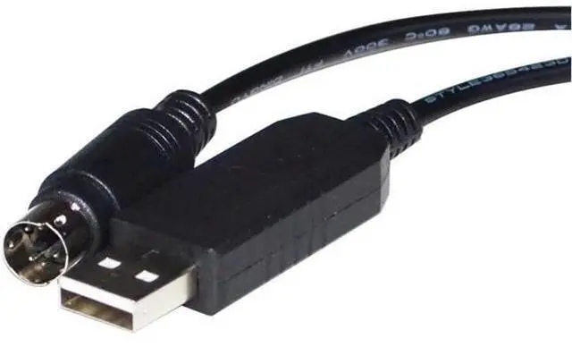 Main image of ZHANGLH F&T>D*I FT232RL USB to 4-Channel DIN 4 PIN MD4 Adapter RS232 Serial Communication Cable(5M,USB-MINI DIN)
