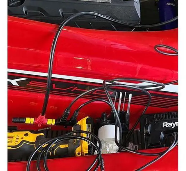 Alt view image 7 of 7 - NMEA 2000 Starter Kit, Backbone Cables Drop Cables Dual Tees Kits Terminators Marine 2K Network for Lowrance Simrad Garmin Dual Device