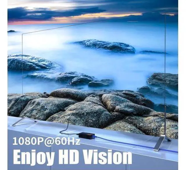 Alt view image 5 of 7 - PWAY 400ft HDMI Extender Over Ethernet Cat5e/6, HDMI Over POE IP Kit, One to Many via 100M/1000M Switch, No Delay 1080p Video Extender for TV, PW-DT273P