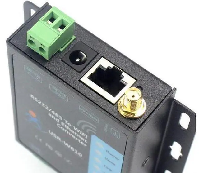 Alt view image 3 of 5 - USR-W610 Serial to WiFi Ethernet Converter RS232 RS485 Serial Server