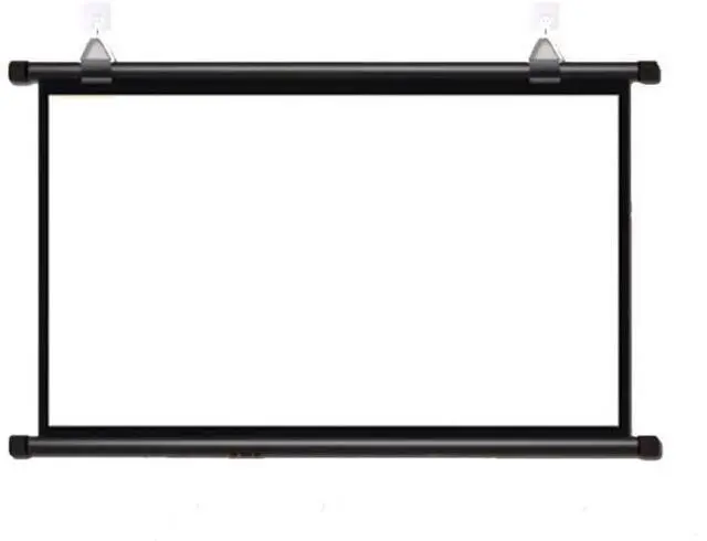 Main image of 30" 40" 50" 60" 72" Projector Screen Manual Pull Down Projection Screen Home Theater Projector Movie Screen 4K HD Screen(72 Inch (16:9))