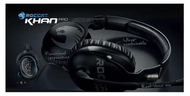 Alt view image 5 of 7 - ROCCAT Khan Pro Circumaural Headset - Pro Black