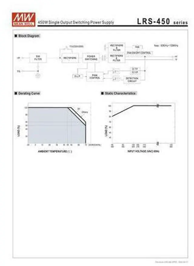 Alt view image 5 of 6 - Original Mean Well LRS-450-15 450W 15V Switching Power Supply 110V/220V AC to 15V DC 30A 450W dc Power Supply Transformer