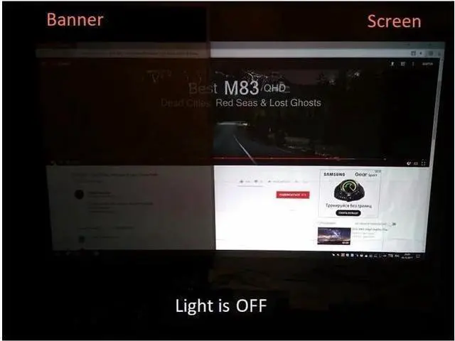 Alt view image 5 of 6 - Projection Screens Smart Home Projector Screen Anti-Light Screen for Home Outdoor Office Portable 3D Hd Projection Screen,120 Inch