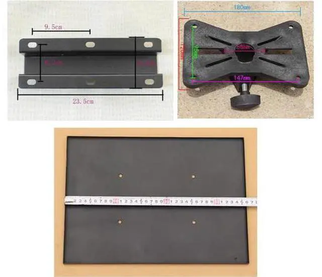 Alt view image 2 of 6 - Projector Stand Projector Bracket Wall Mounted with Tray Training Universal Pan Tilt Adjustment Shelf Meeting Projector Shelf Projector Mount for Wall