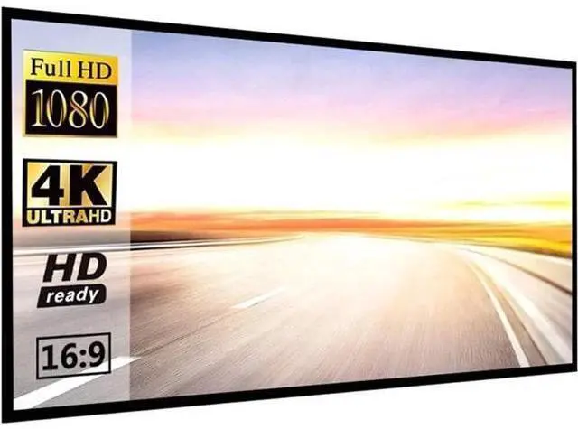 Main image of Projector Screen Screen Projector Screen 100 Inch 120 Inch 150 Portable Foldable for Home Theater Outdoor Indoor Smart Home(150 inch)