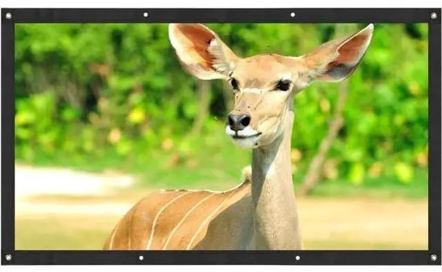 Main image of Projector Screen Screen Projection Screen Portable Fabric Foldable for Outside Home Cinema Theater Foldable HD Projector Screen Smart Home(120 inch)