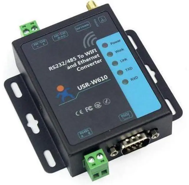 Main image of USR-W610 Serial to WiFi Ethernet Converter RS232 RS485 Serial Server